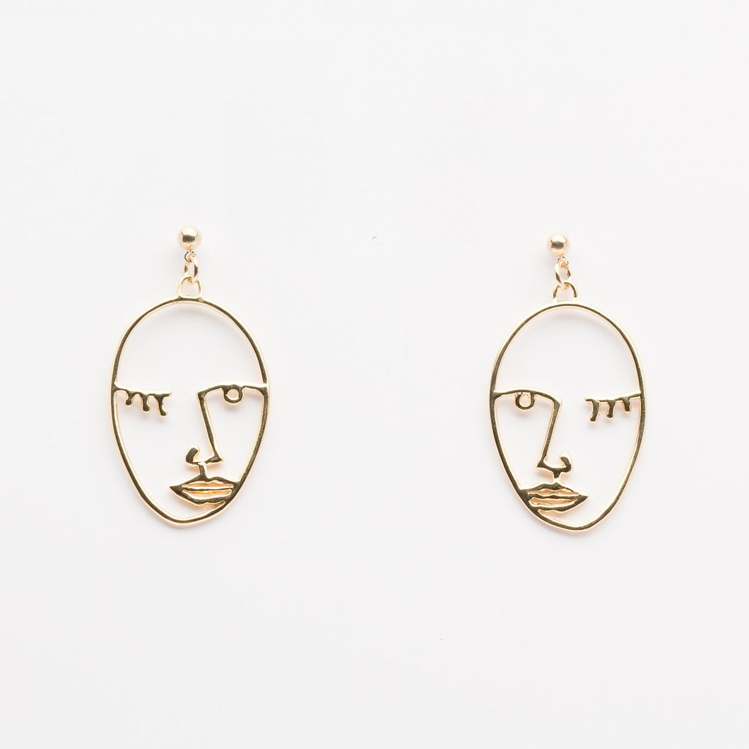 Weird faces Earrings