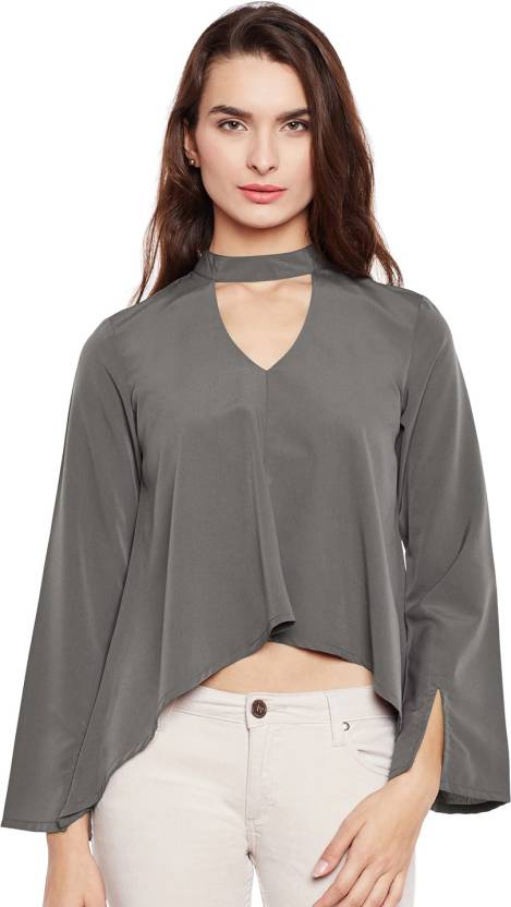 Long sleeve Grey Top